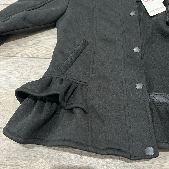 URBAN REPUBLIC Girls Insulated Sherpa Lined Jacket Coat Hooded Full Zip Sz M - Picture 6 of 16